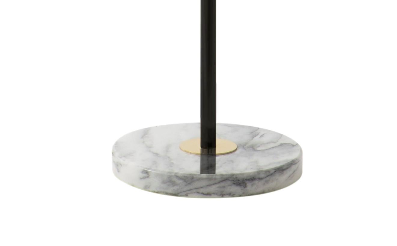 01 floor lamp 140 by Magic Circus Editions
Dimensions: D 25 x H 140 cm
Materials: Carrara marble base, smooth brass tube, glossy mouth blown glass
Dimmable version available.


Rethinking, reimagining, redesigning familiar objects that we look