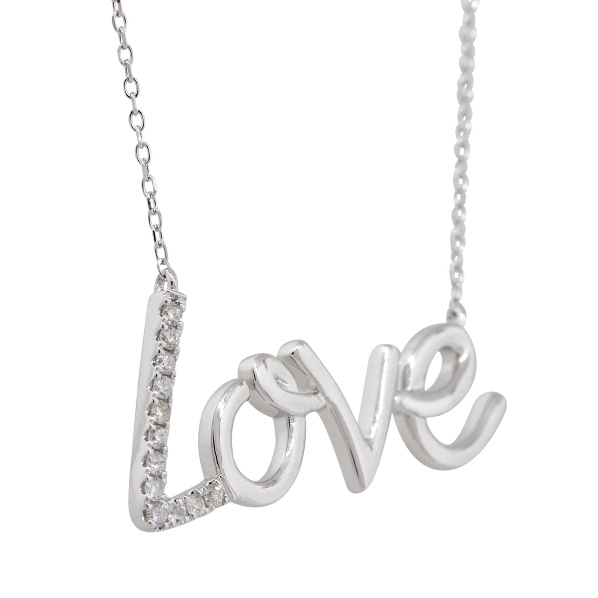 Collana con diamante 