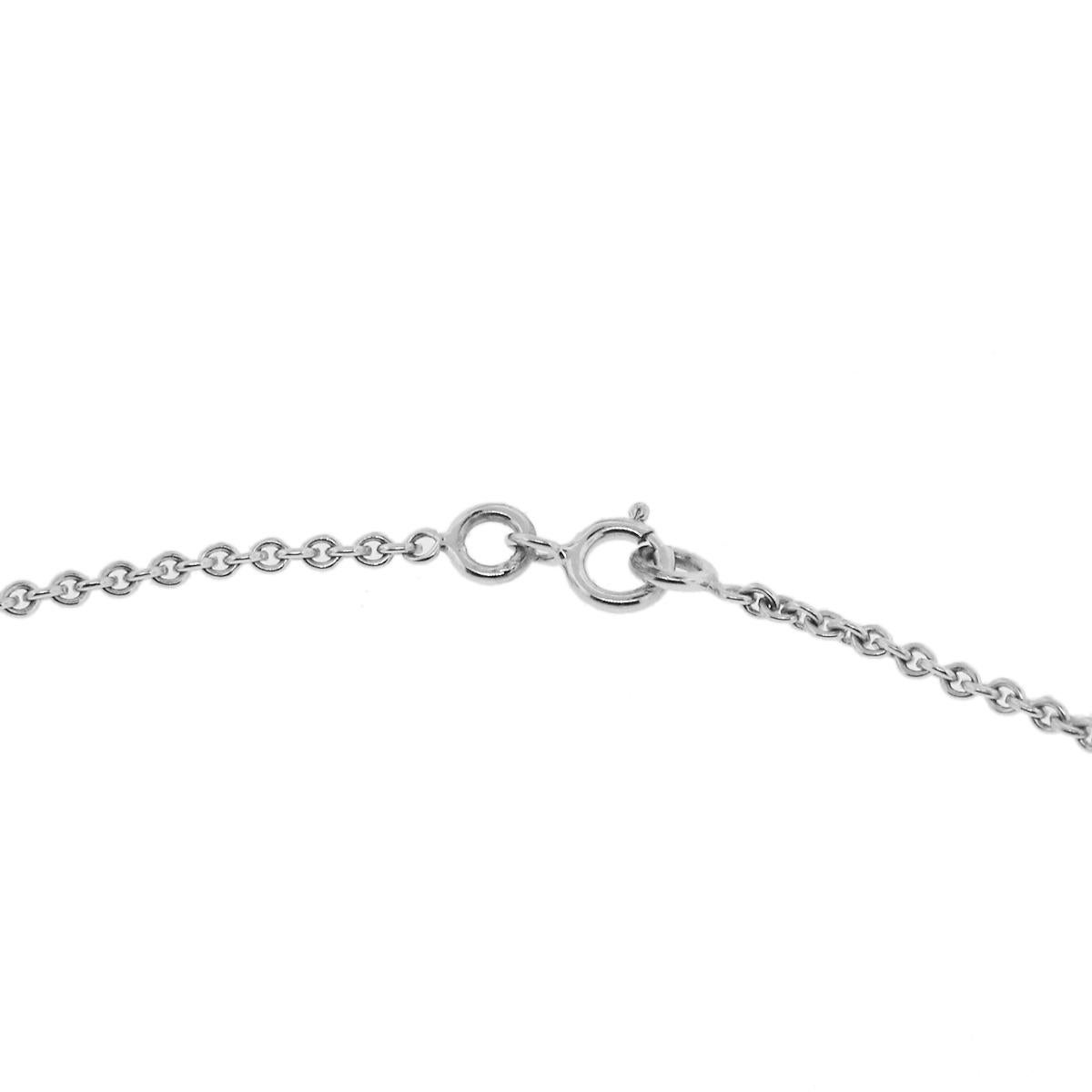 Round Cut 0.10 Carat Diamond X-Pendant Necklace