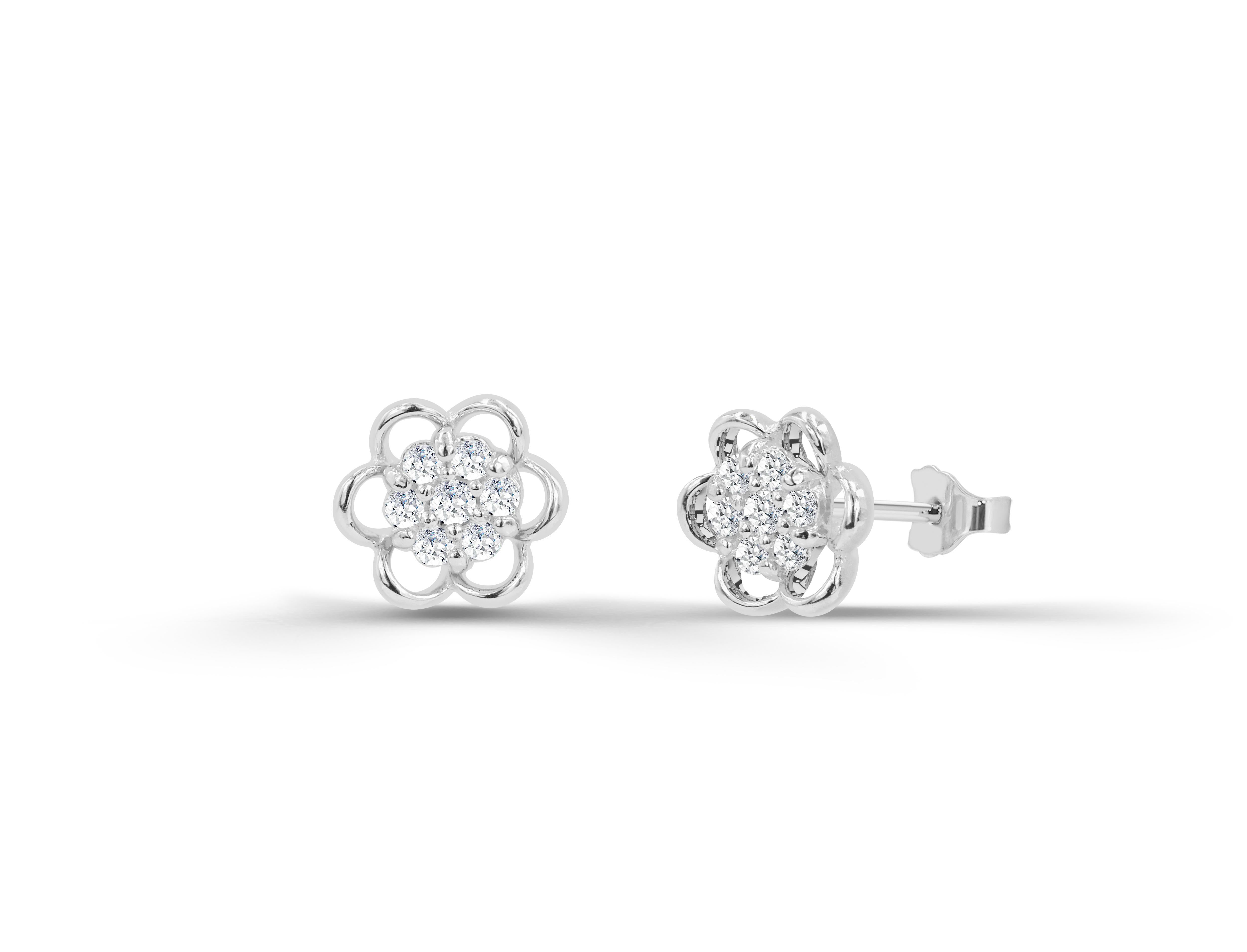 traditional south indian diamond studs