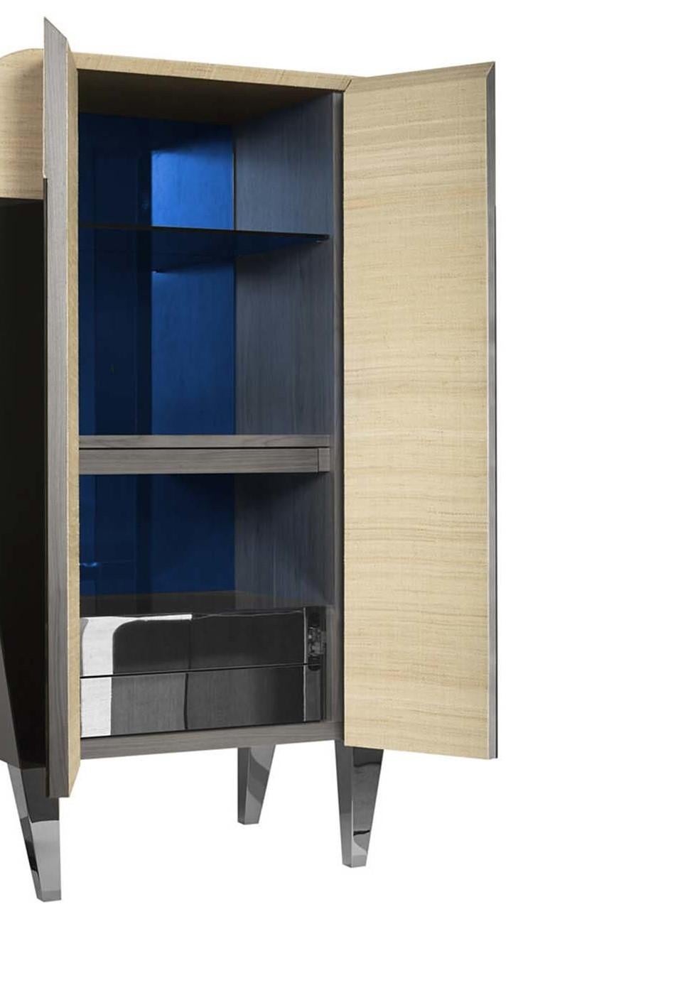 01.03 Collection Blue Bar Cabinet In New Condition In Milan, IT