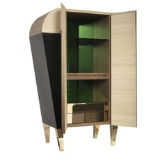01.03 Collection Green Bar Cabinet