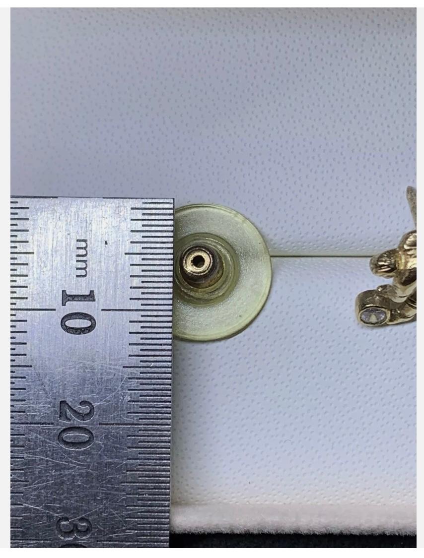 Modern 0.10ct Diamond Chunky Football Pin Badge Soccer Charm 9ct Yellow Gold For Sale