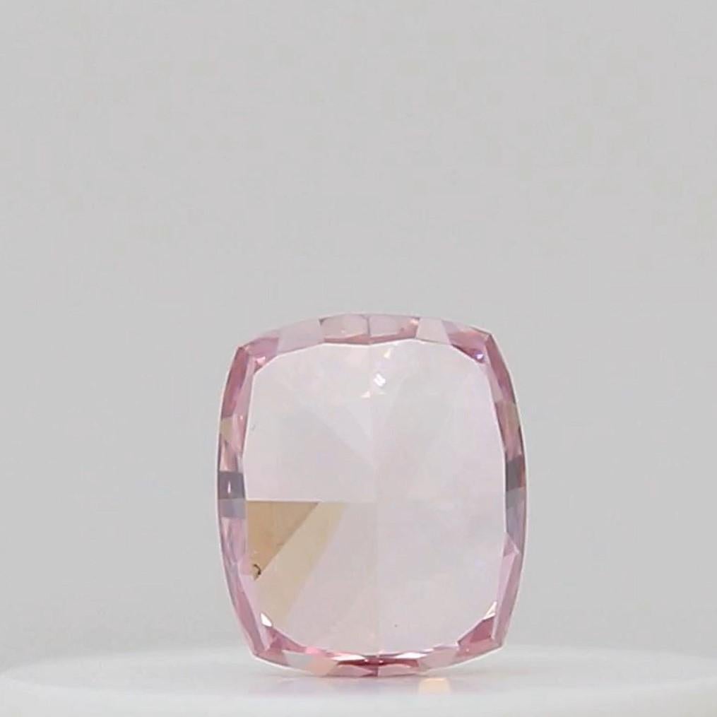 Contemporaneo 0,10CT GIA Certified Fancy Intense Purplish Pink Natural Color Diamond in vendita
