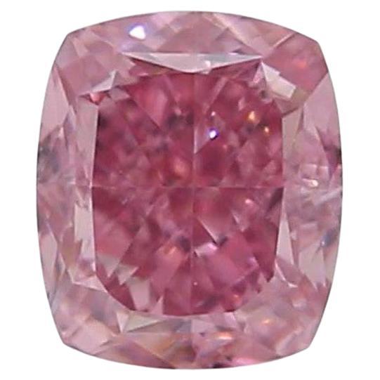 0,10CT GIA Certified Fancy Intense Purplish Pink Natural Color Diamond