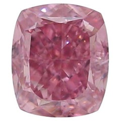 0,10CT GIA Certified Fancy Intense Purplish Pink Natural Color Diamond