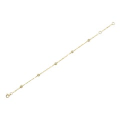0.10ct Mirrored Chain Diamond By The Yard Bracelet