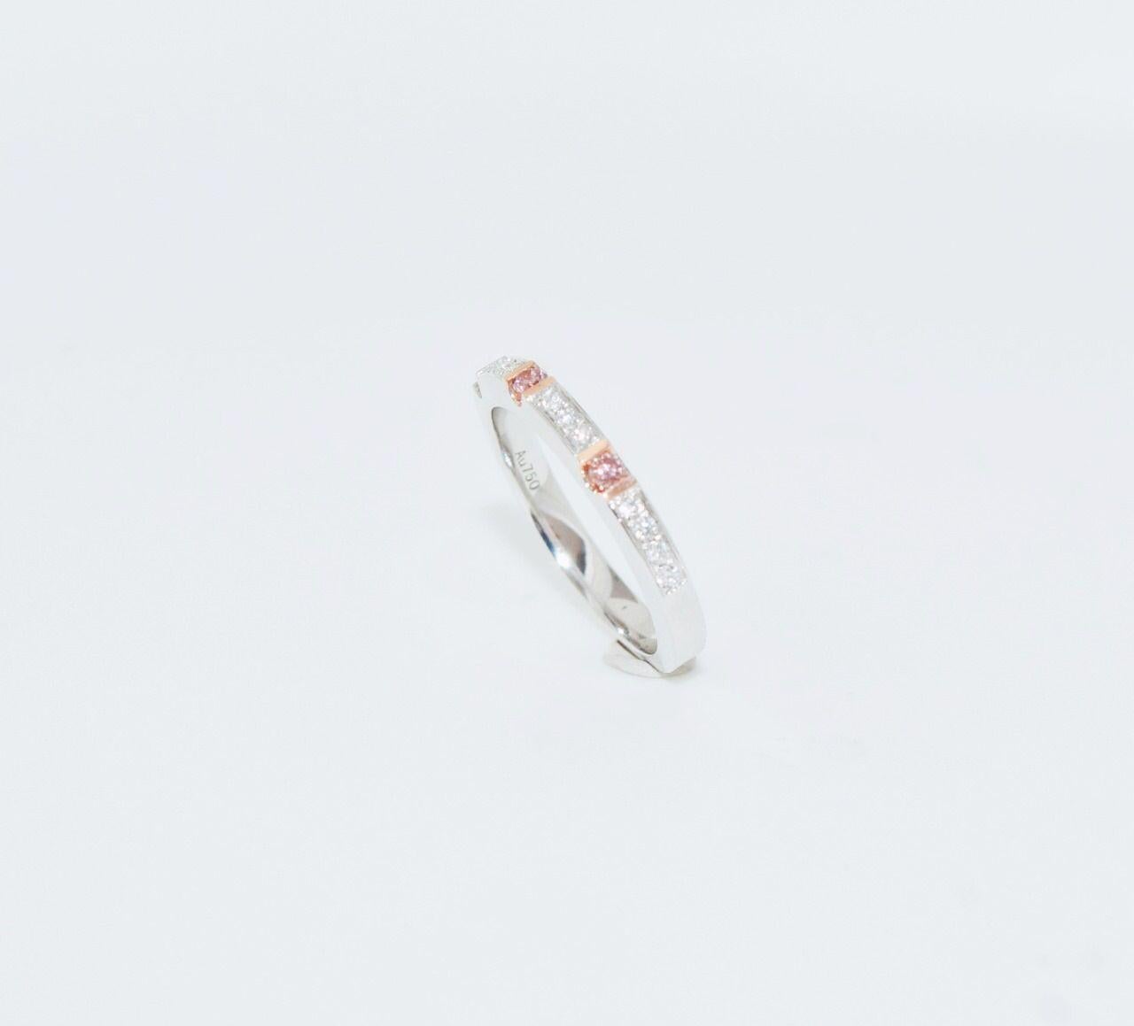 Bague avec diamants 0,115 carat en vente 1