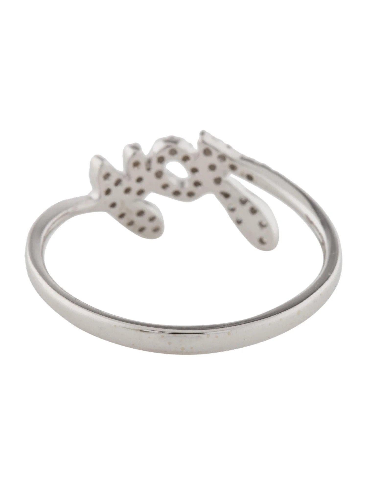 Women's 0.12 Carat Diamond Joy White Gold Ring For Sale
