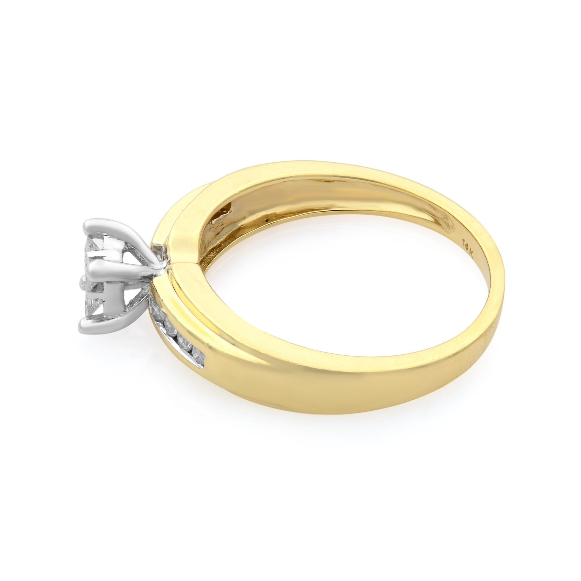 3 ct. t.w. quad princess-cut diamond frame ring in 14k gold