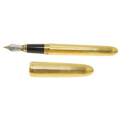 013801 Cartier ''Louis Cartier'' Brunnenstift in Goldblech mit Deckel, 55,4 Gm.