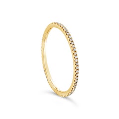 Roman Malakov 0.14 Carat Round Brilliant Diamond Eternity Wedding Band Ring