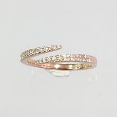 0.15 Carat Diamond Ring in 14K Rose Gold