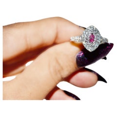 0.15 Carat Fancy Pink Diamond Ring VS Clarity AGL Certified