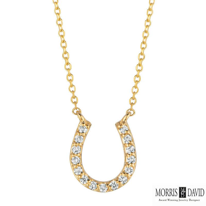 
100% Natural Diamonds, Not Enhanced in any way Round Cut Diamond Necklace  
0.15CTW
G-H 
SI  
14K White Gold, Pave,   1.6 gram
7/16 inch in height, 3/8 inch in width
15 stones  

N5387.15WD
ALL OUR ITEMS ARE AVAILABLE TO BE ORDERED IN 14K WHITE,