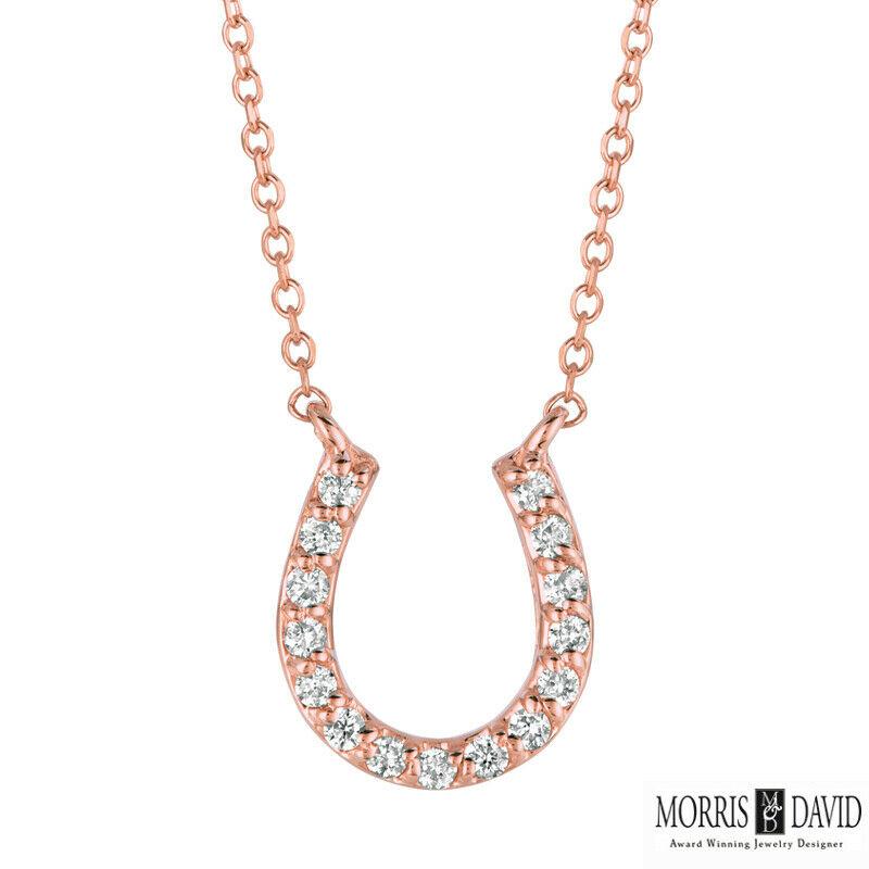 horseshoe diamond necklace