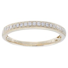 0.15 Ct Diamonds in 14K Yellow Gold 1981 Classic collection Wedding Band Ring