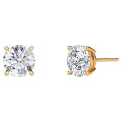 0.15 Carat TW Natural Diamond 14k Gold Four Prong Stud Earring 0.15 Carat TW Natural Diamond 14k Gold Four Prong Stud Earring