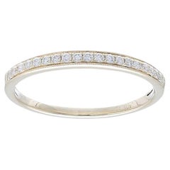 0.15 ctw Diamond Wedding Band 1981 Classic Collection Ring in 14K Yellow Gold