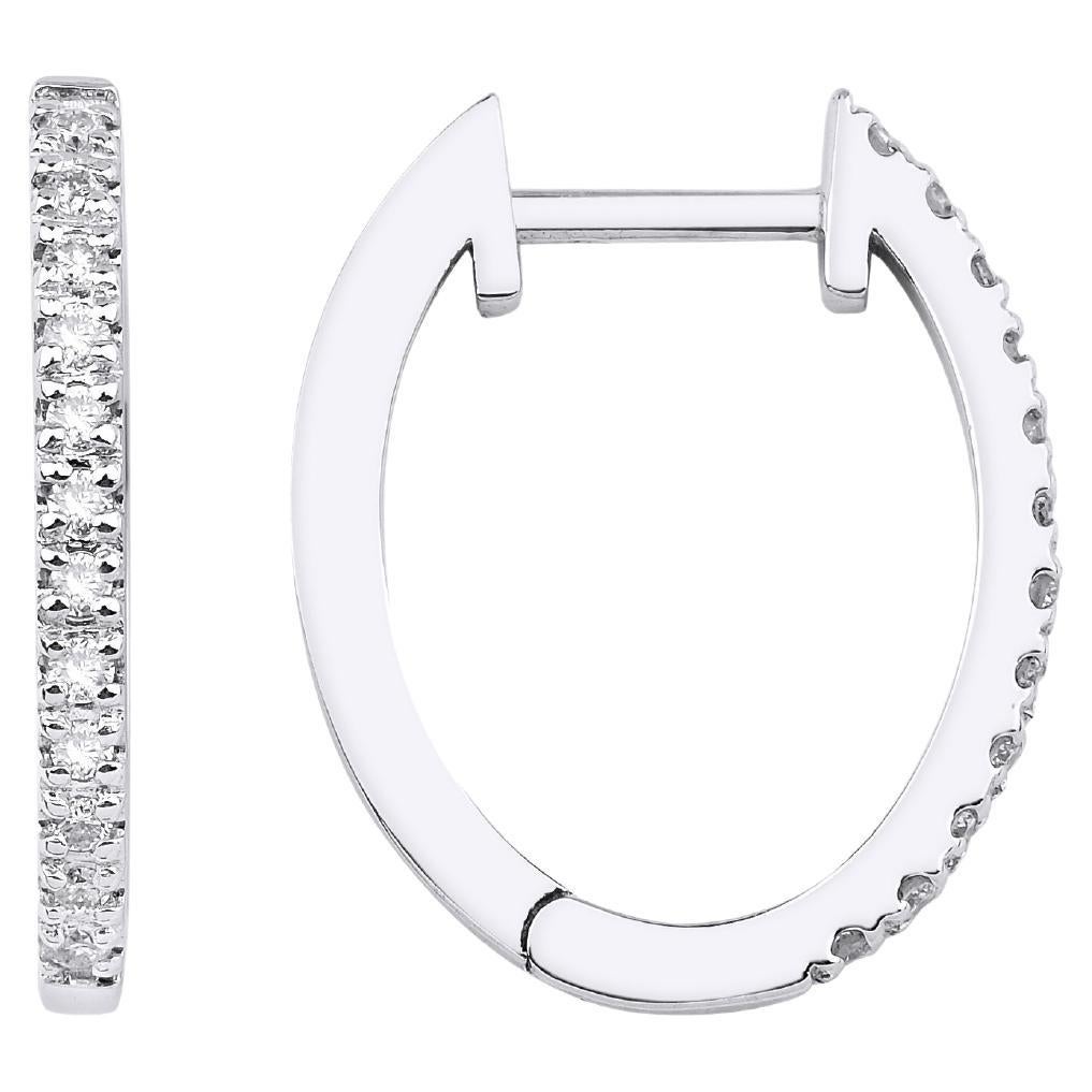 0.15ct Diamond Huggies Solid Gold Earring