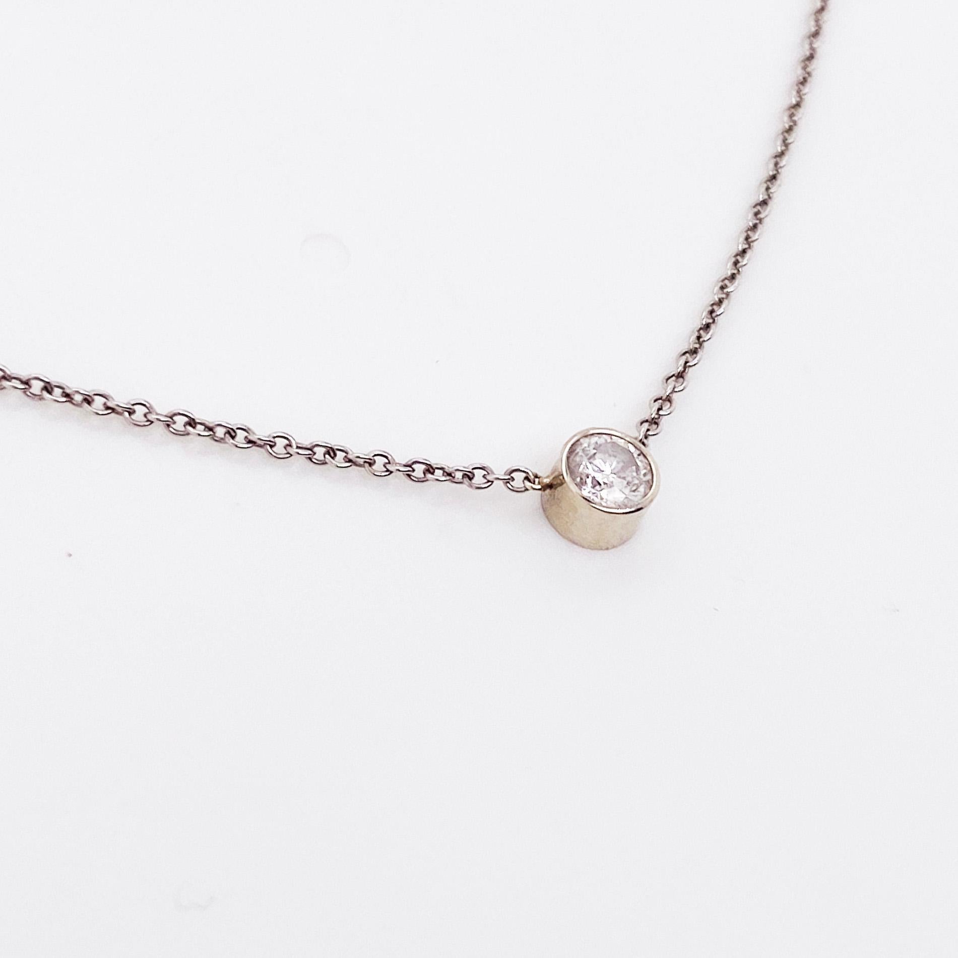 0.15 carat diamond necklace