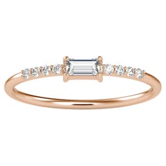 0,16 Karat Diamant 14K Roségold Ring