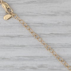 0.16ctw Diamond Open Hearts Pendant Necklace 14k Yellow Gold Jane Seymour