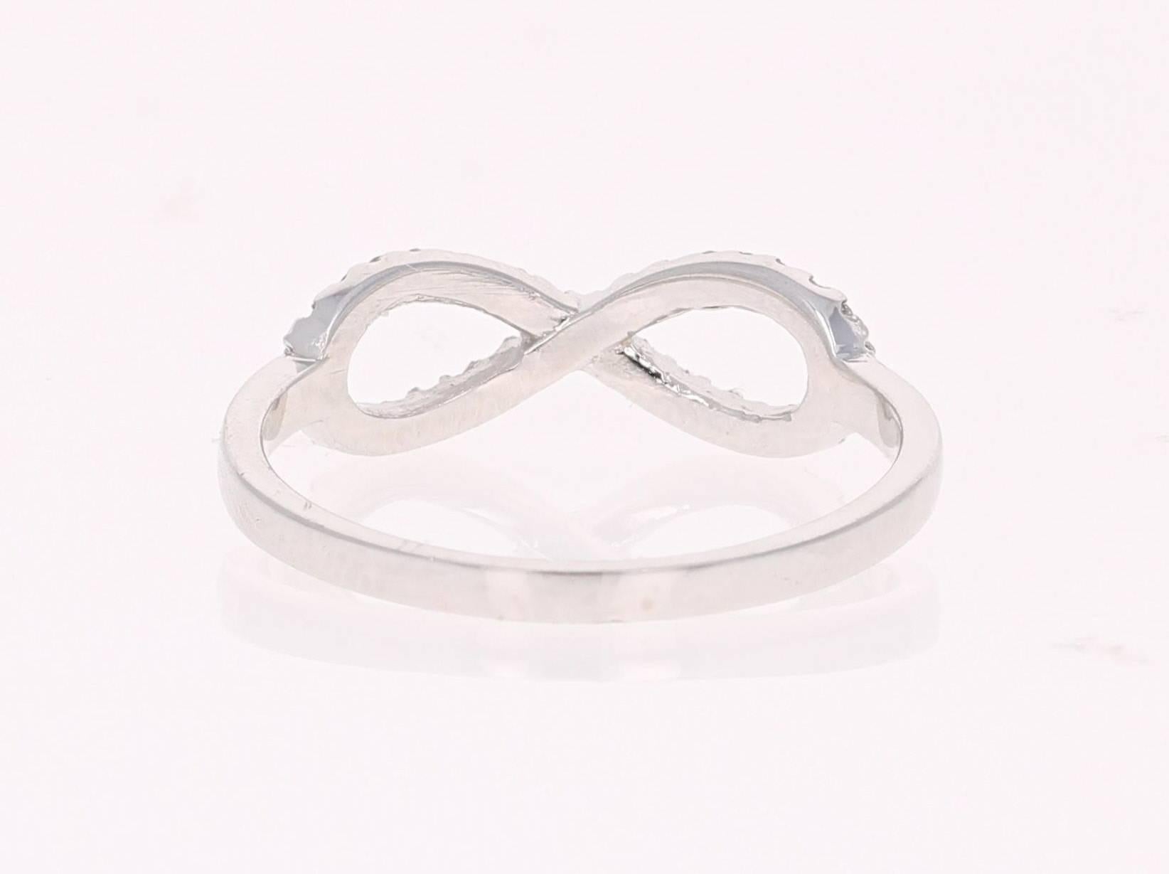 white gold infinity ring