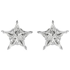 0.17ct Diamond Star Stud Earrings