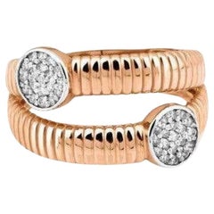0.18ct Diamond Twin Ring