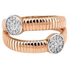 0,18 Karat Diamant-Twin-Ring