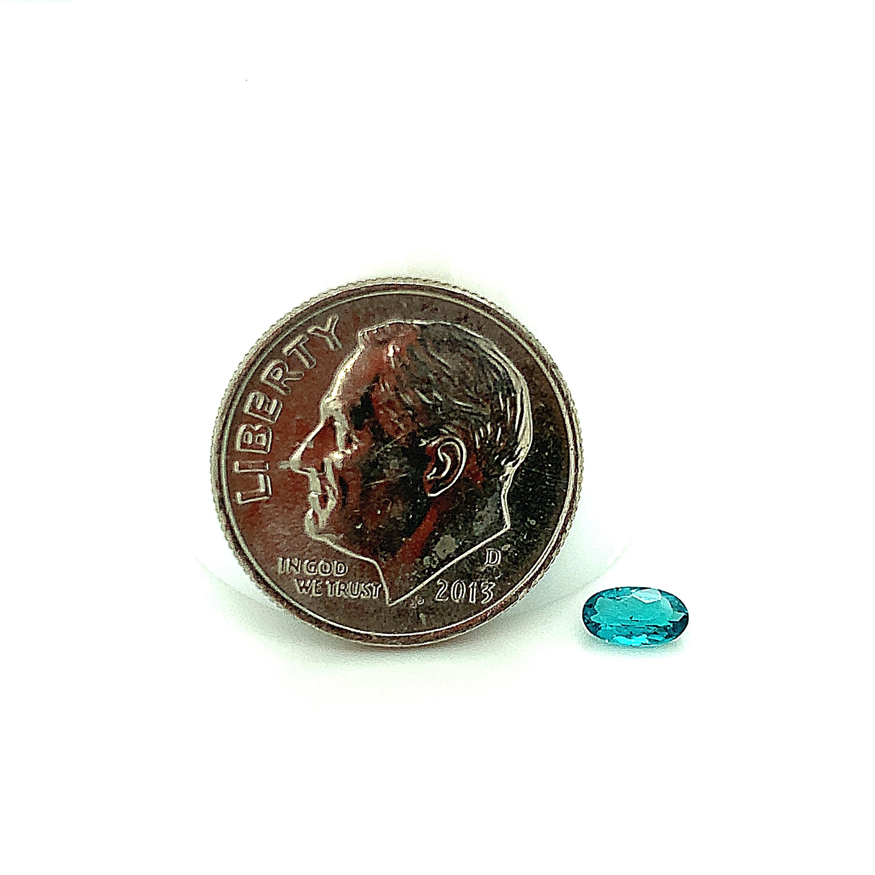 .19 Karat Brasilianischer Paraiba Turmalin Oval, loser Edelstein, GIA zertifiziert ..A im Angebot 4