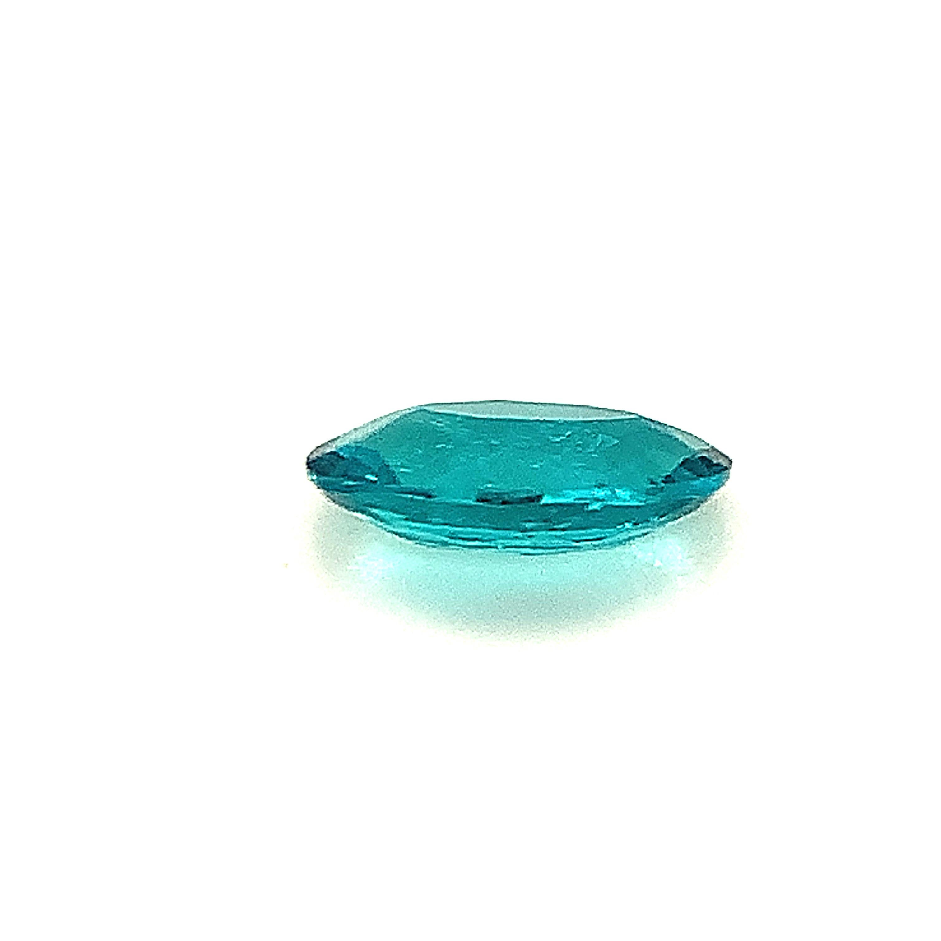 .19 Carat Brazilian Paraiba Tourmaline Oval, Loose Gemstone, GIA Certified ..A In New Condition For Sale In Los Angeles, CA