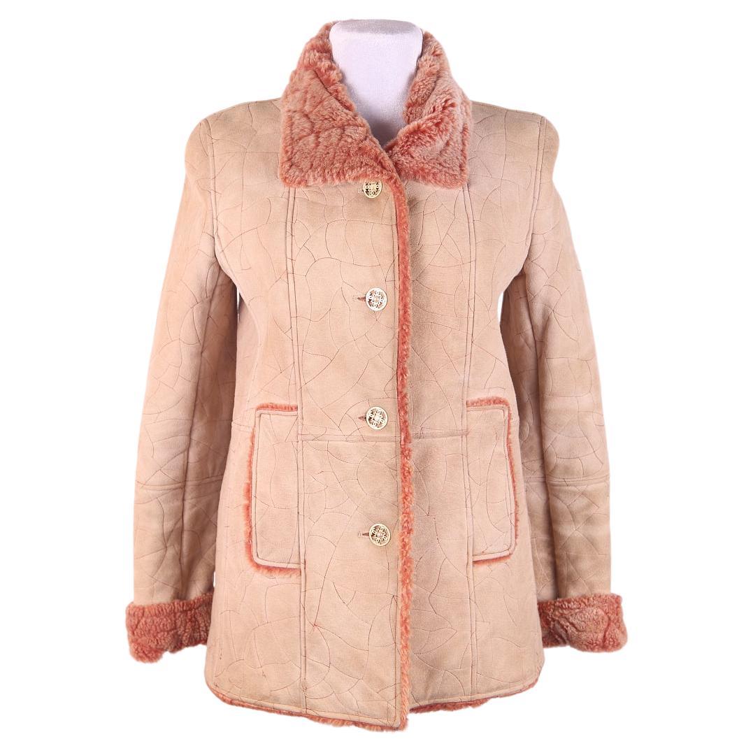 01A CHANEL  2001 Fall sheepskin coat For Sale