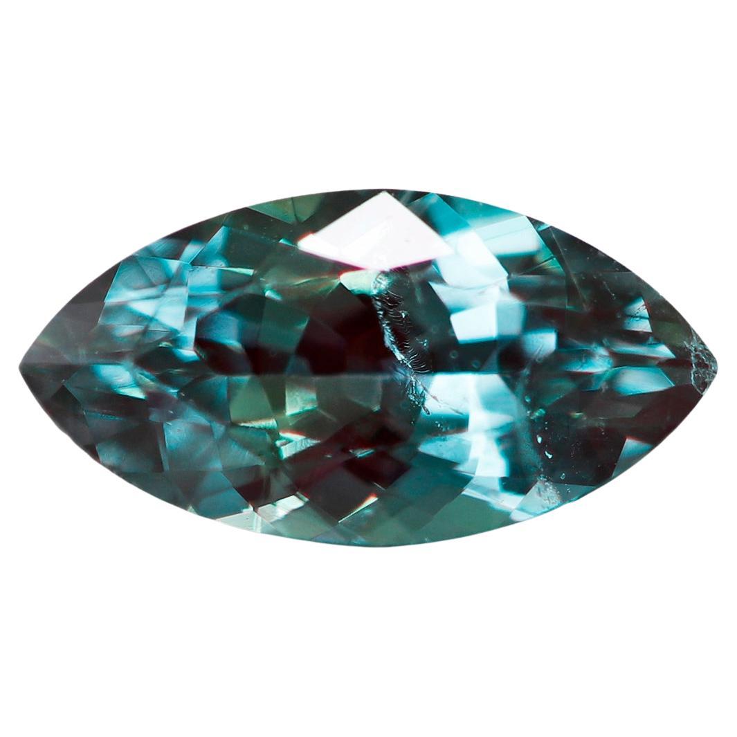 0.2 Carat Natural Color-Changing Russian Alexandrite For Sale