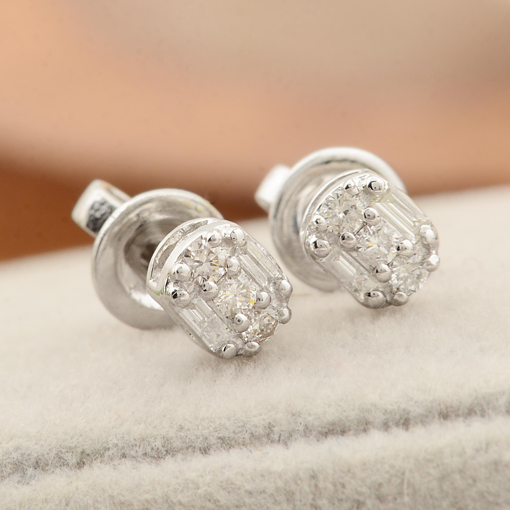 0.2 ct diamond earrings