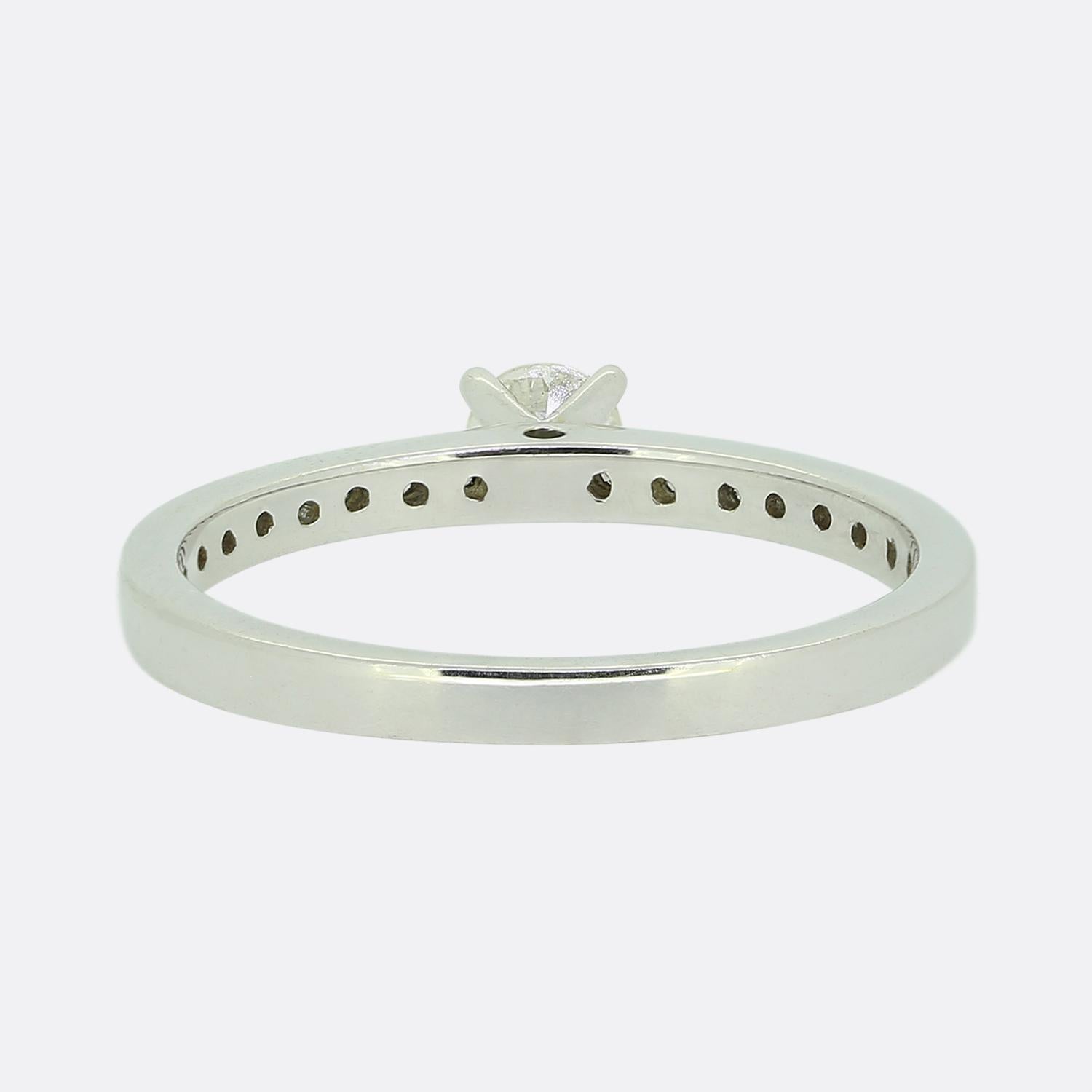 0.20 Karat Diamant Solitär Ring im Zustand „Gut“ im Angebot in London, GB