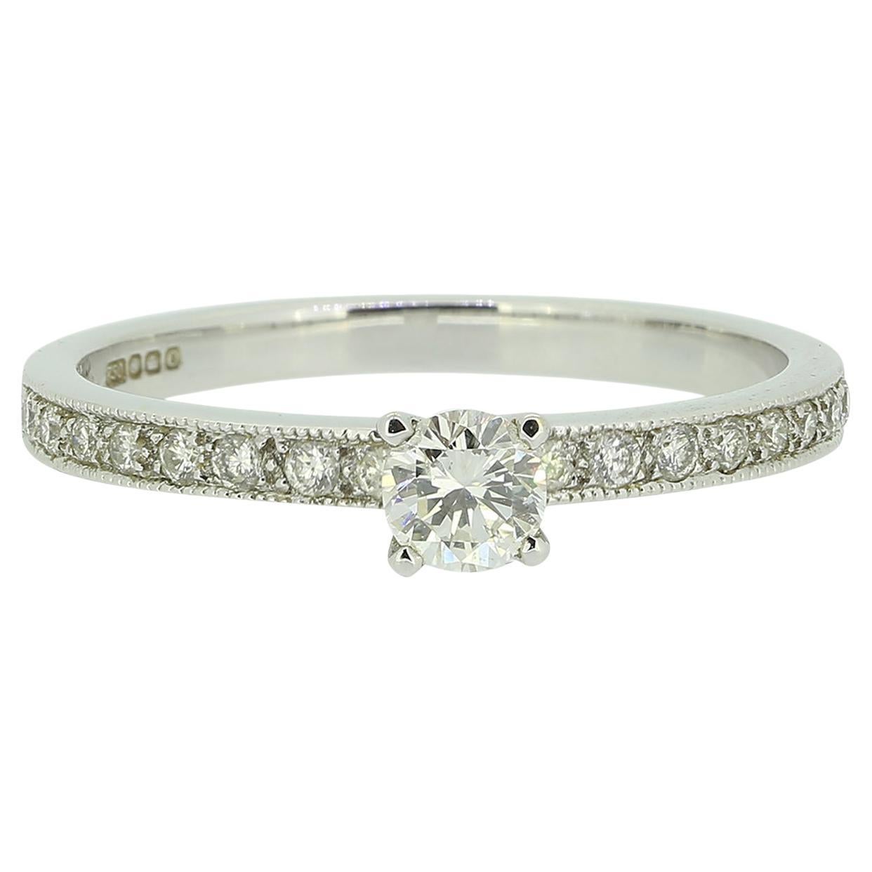 0.20 Carat Diamond Solitaire Ring