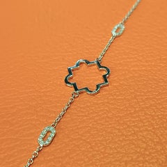 0.20 Carat VS G Color Diamond White Gold Grams 3.85 Bracelet