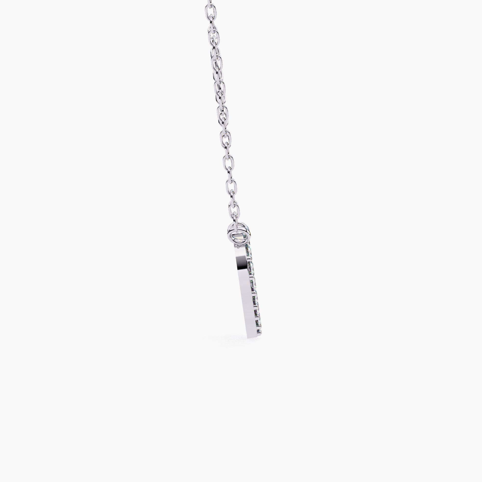 0.20 Ct Natural Diamond Heart Pendant Necklace, 14k Solid Gold, SI GH In New Condition For Sale In New York, NY
