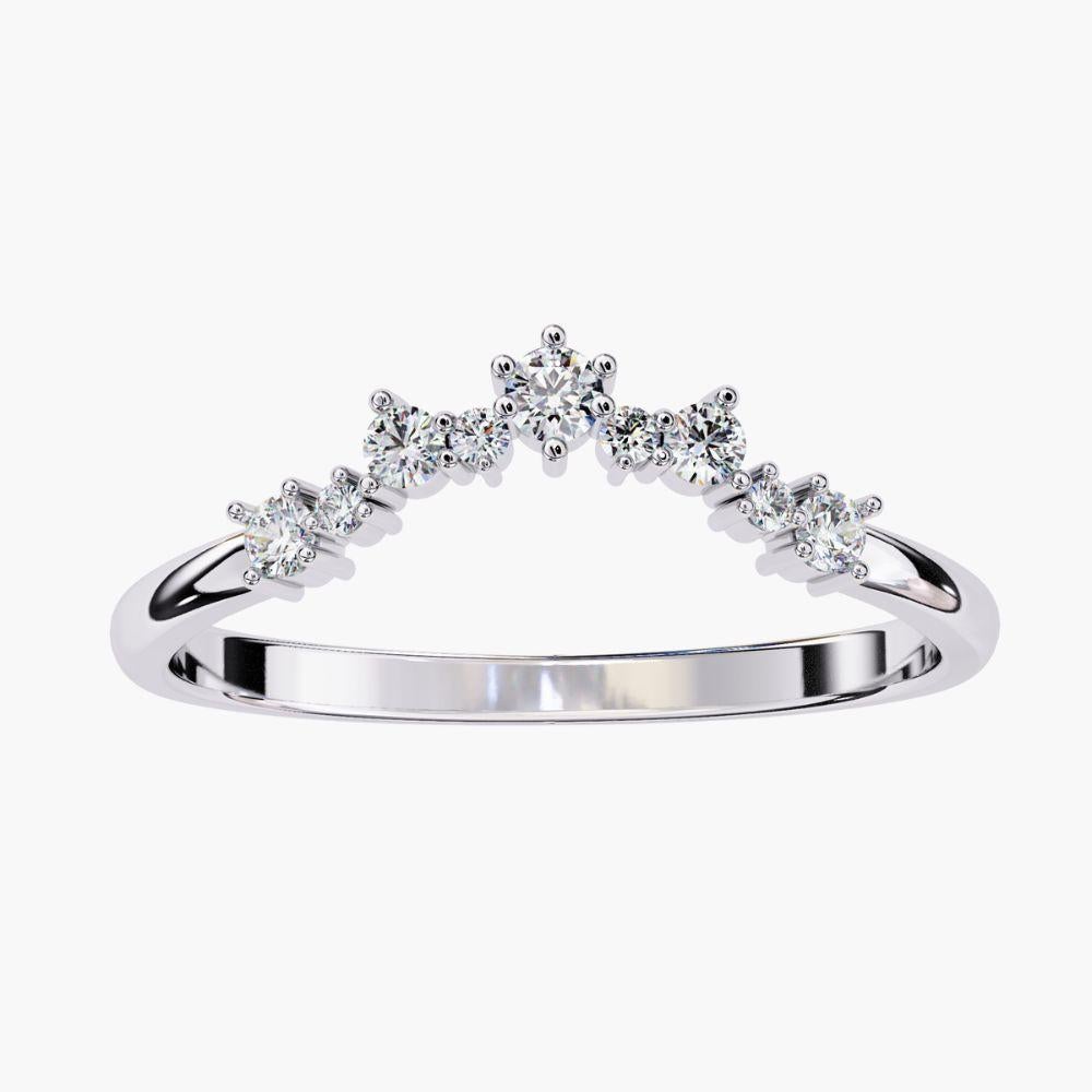 Dettagli del prodotto
Tipo di metallo: Oro 14k
Tipo di diamante: Diamante naturale
Peso totale in carati (ctw): 0,20 ctw 
Numero totale di pietre: 10 pezzi
Taglio del diamante: Rotondo
Dimensioni delle pietre: 1,1-2,1 mm
Colore del diamante: quasi