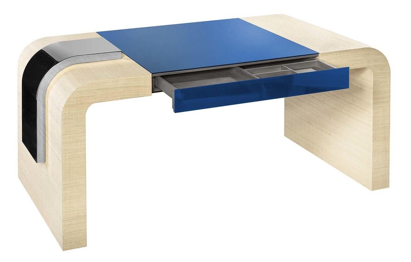 Italian 02.03 Collection Blue Writing Desk