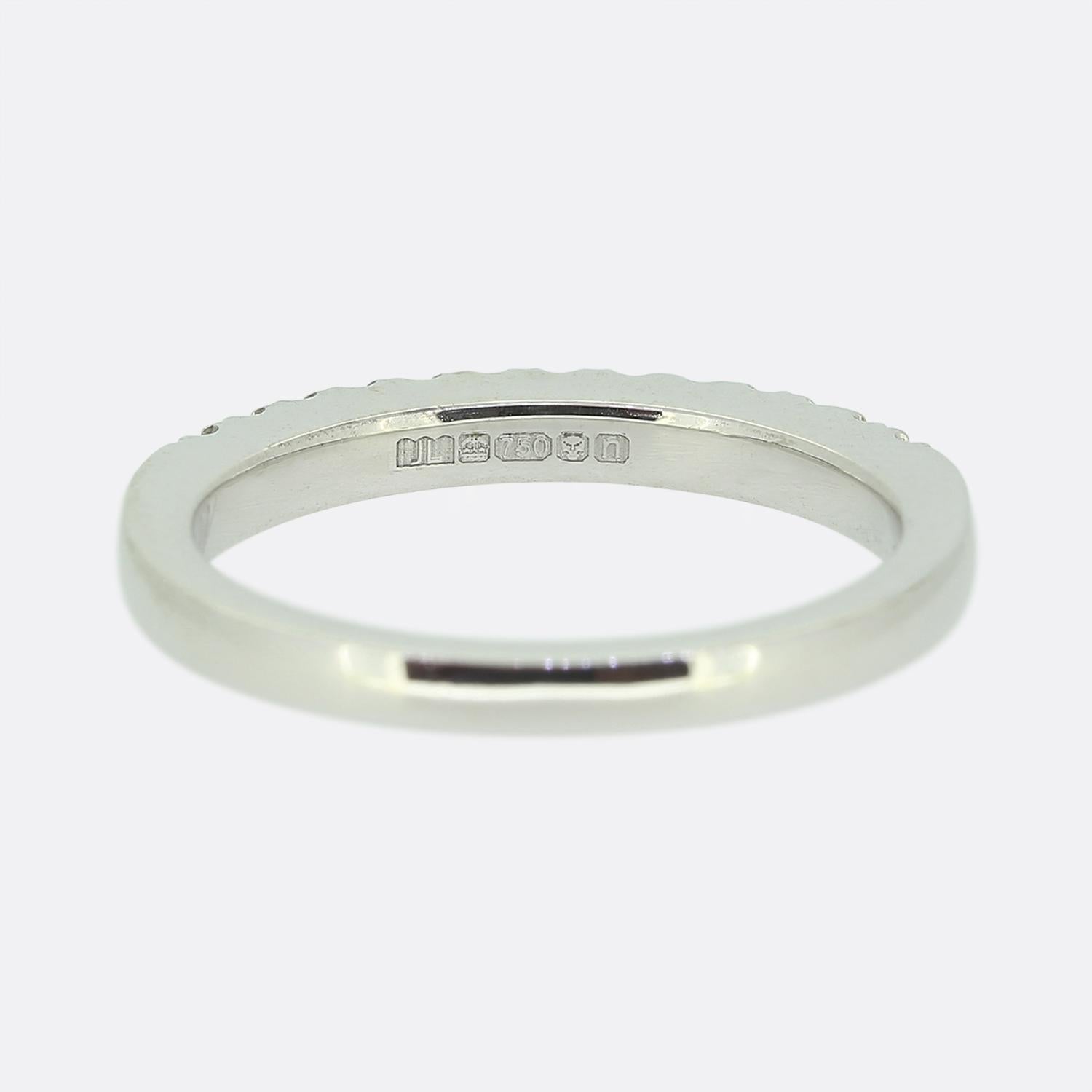 0.21 Carat Diamond Half-Eternity Ring In Excellent Condition For Sale In London, GB