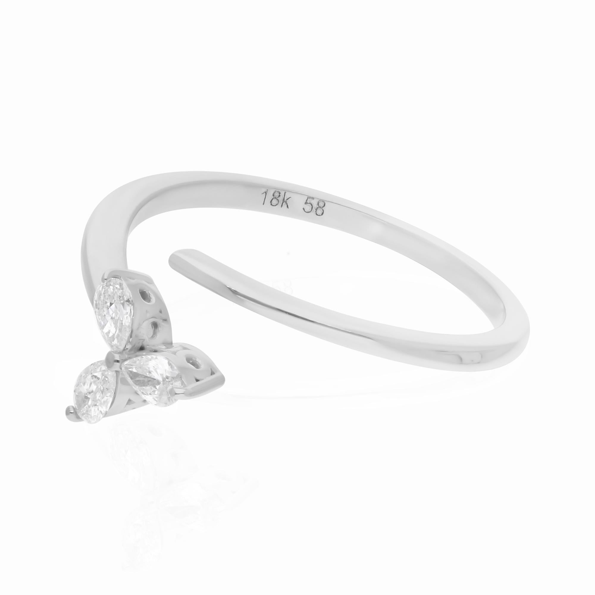 Cast from 18-karat gold, these exquisite ring is handset with 0.21 carats of sparkling diamonds.

The ring is a size 7 and may be resized to larger or smaller upon request. FOLLOW SPECTRUM JEWELS storefront to view the latest collection & exclusive