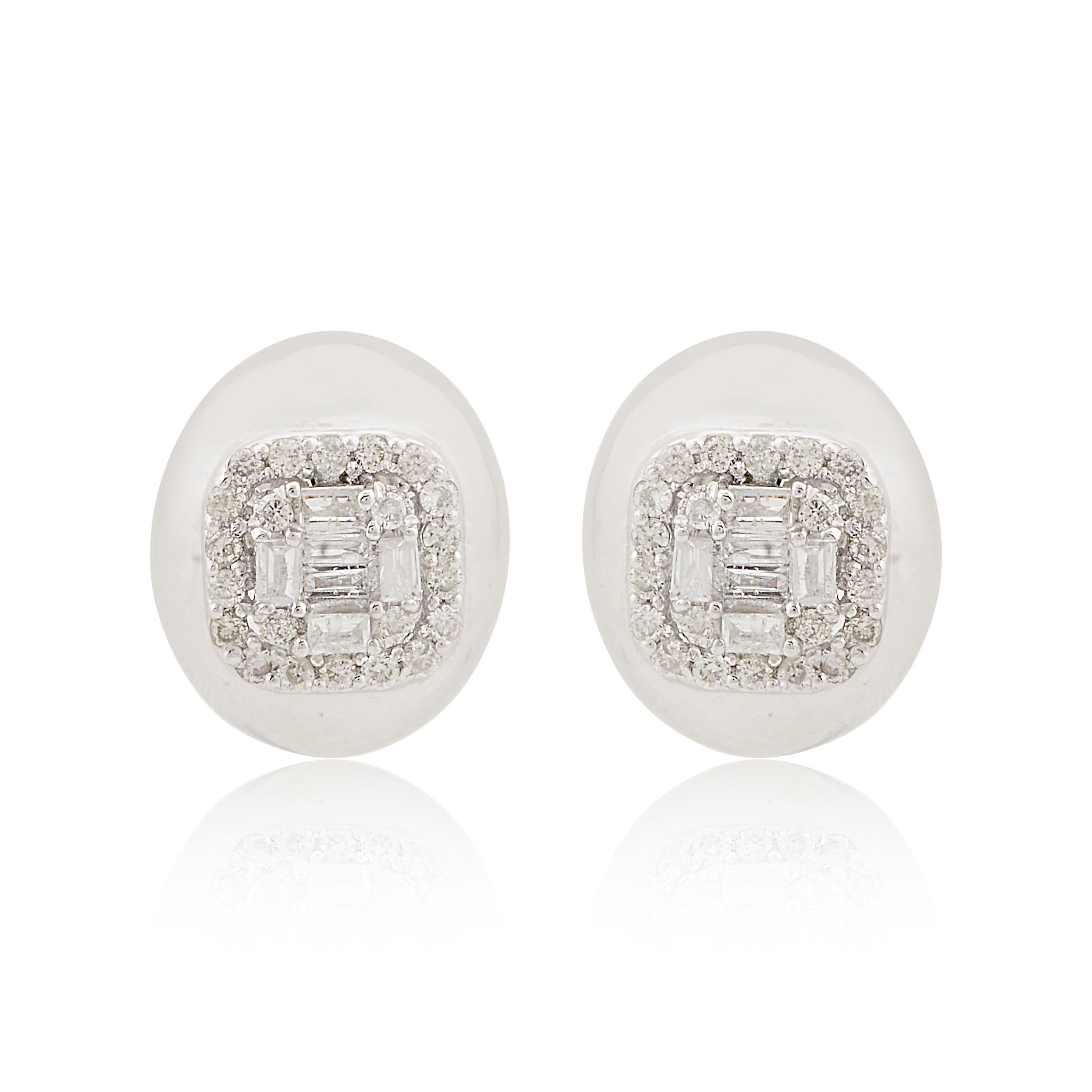 Cast from 10-karat gold, these exquisite earrings are handset with 0.22 carats of sparkling diamonds.

The ring is a size 7 US and may be resized to larger or smaller upon request. FOLLOW SPECTRUM JEWELS storefront to view the latest collection &