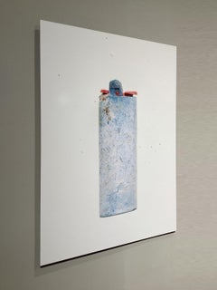 0220_Fundstückfotografie: An der Küste von Menorca (Spanien) geborgenes Feuerzeug