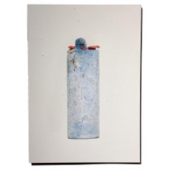 0220_Found-object photograph: lighter recovered on the coast of Menorca (Spain)
