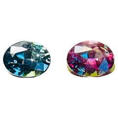 Alexandrite, pierre précieuse rare de 0,22 carat, de couleur vert profond à rouge rosé