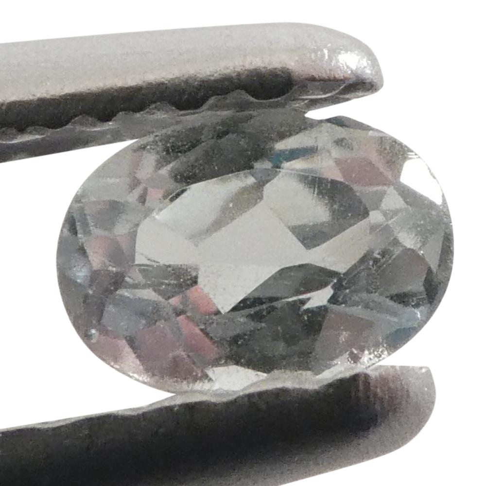 0.22ct Oval Yellowish Green to Greyish Purple Alexandrite from Brazil For Sale 6