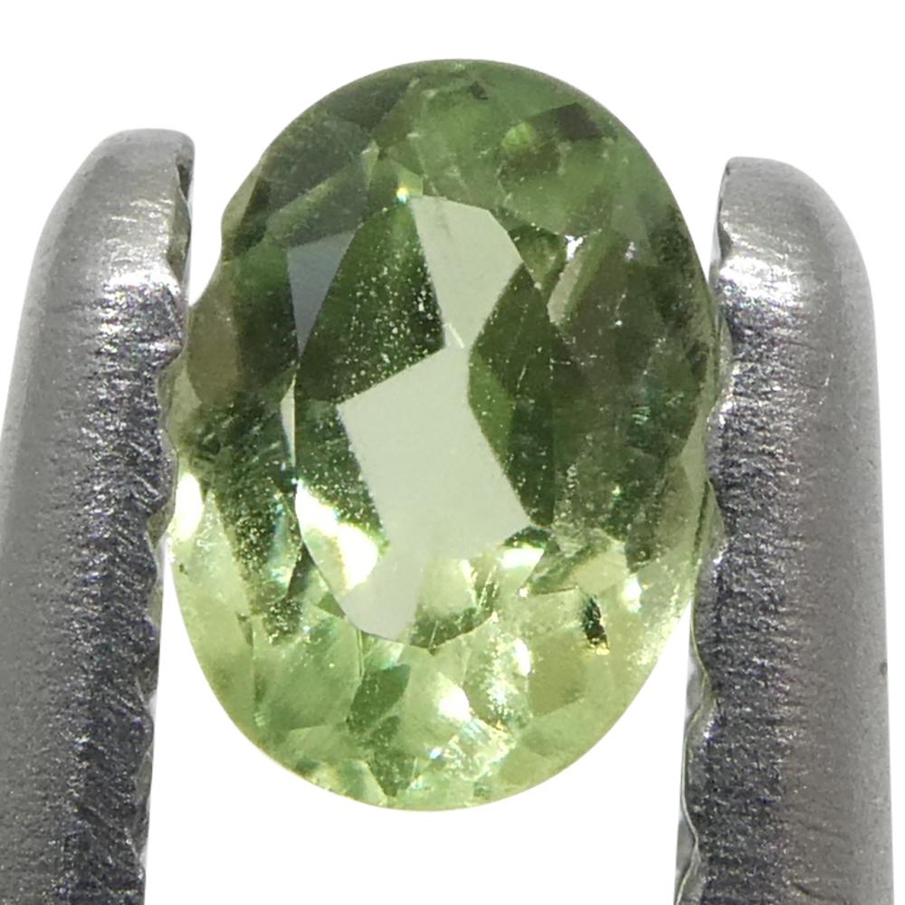 0.22ct Oval Yellowish Green to Greyish Purple Alexandrite from Brazil For Sale 7